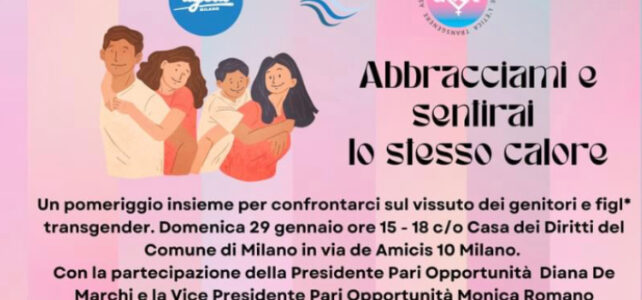 Evento “Abbracciami e sentirai lo stesso calore”